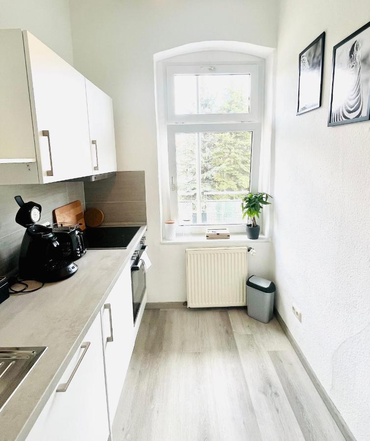 Renoviertes Apartment In Zentraler Lage - Wlan, Smart-Tv, Kueche, Balkon Und Queensize-Bett Fuer 4 Gaeste Ερφούρτη Εξωτερικό φωτογραφία